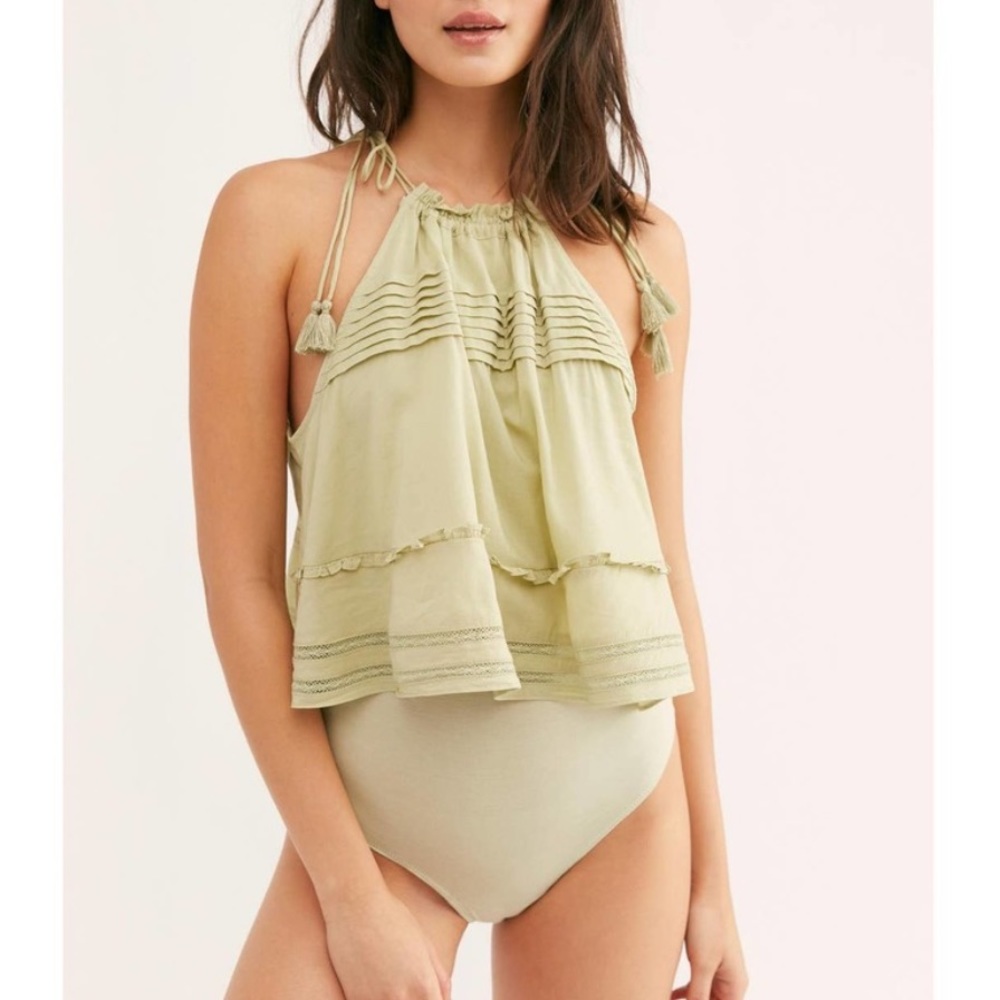 NWOT Free People Trust Me Thong Bodysuit - Picture 2 of 8